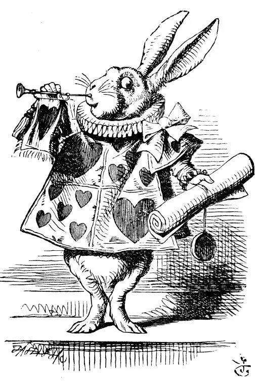 White-Rabbit-dressed-as-herald-blowing-trumpet