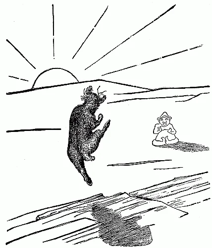 Đây là bức tranh vẽ Kangaroo Già khi nó còn là một Con Vật Khác với bốn cái chân ngắn.