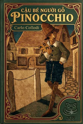 Bìa Cậu Bé Người Gỗ Pinocchio
