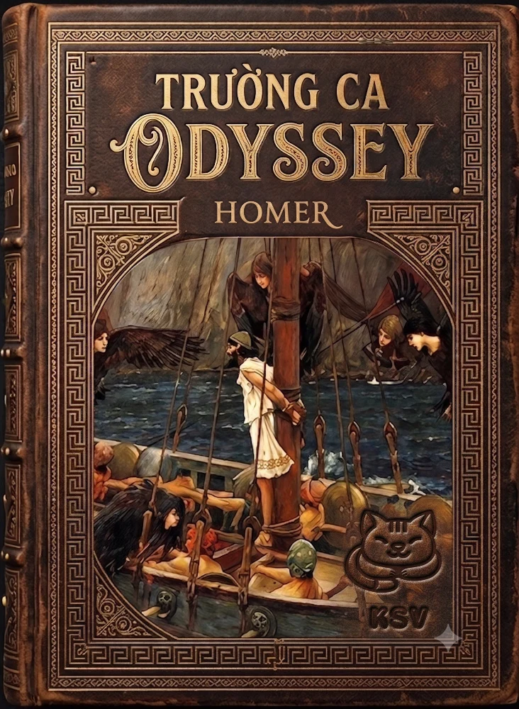 Bìa sách Trường Ca Odyssey